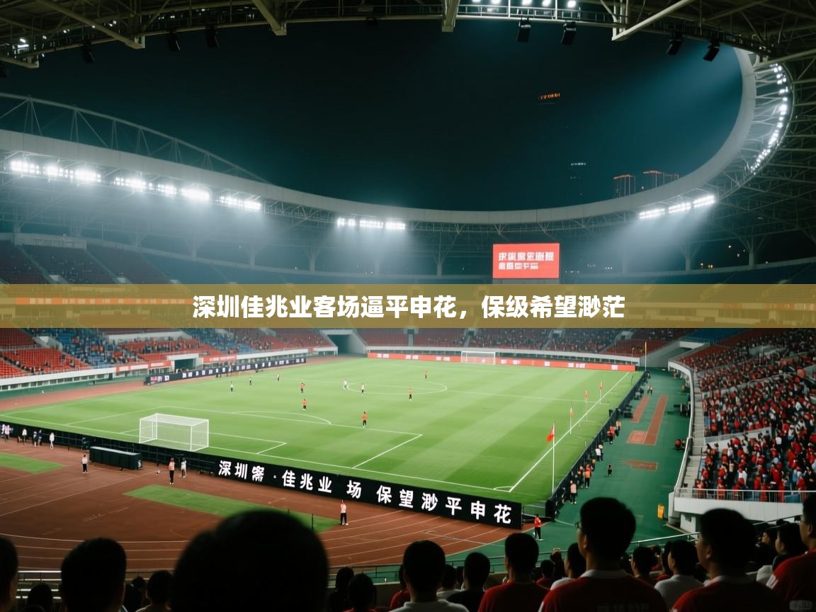 深圳佳兆业客场逼平申花，保级希望渺茫  第2张